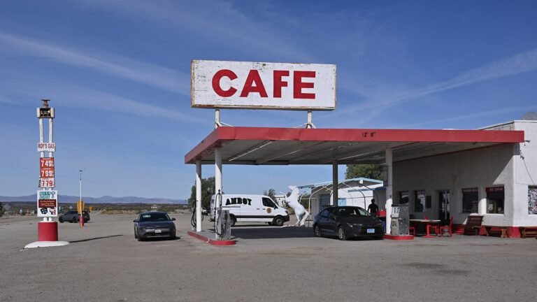 Gas pump display showing diesel prices above $7 per gallon