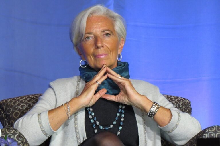 Christine Lagarde, ECB President, at a public forum