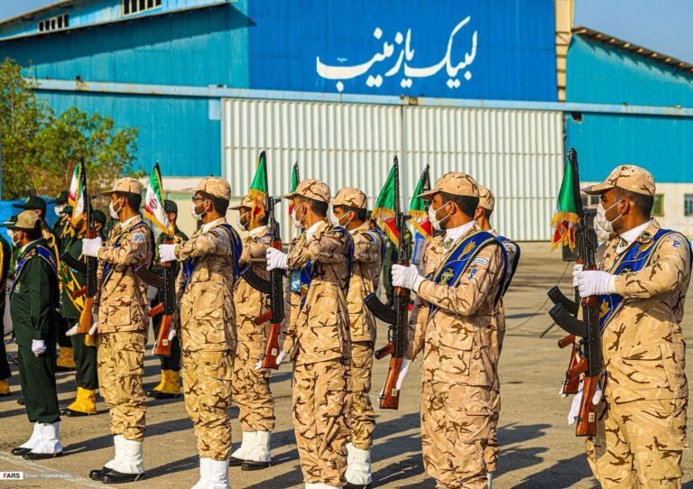 Iranian Revolutionary Guard Navy vessels at commissioning ceremony showing modern naval capabilities