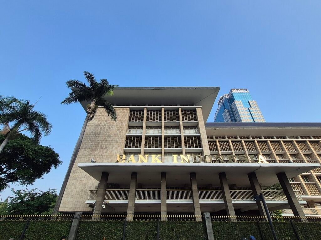 Gedung Bank Indonesia headquarters building on Jalan M.H. Thamrin in Jakarta