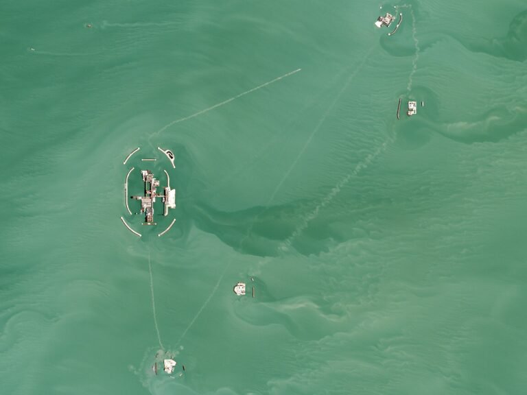 Kashagan Oil Field facility in the Caspian Sea, Kazakhstan