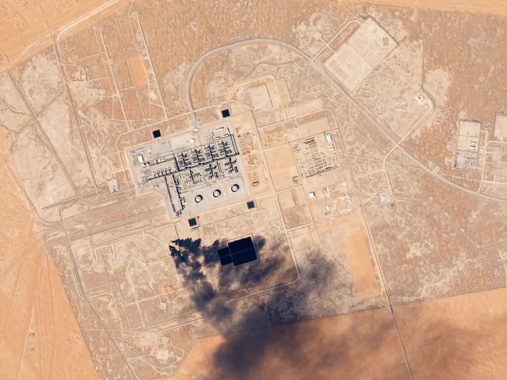 Khurais Oil Processing Facility in Saudi Arabia, a major oil production site