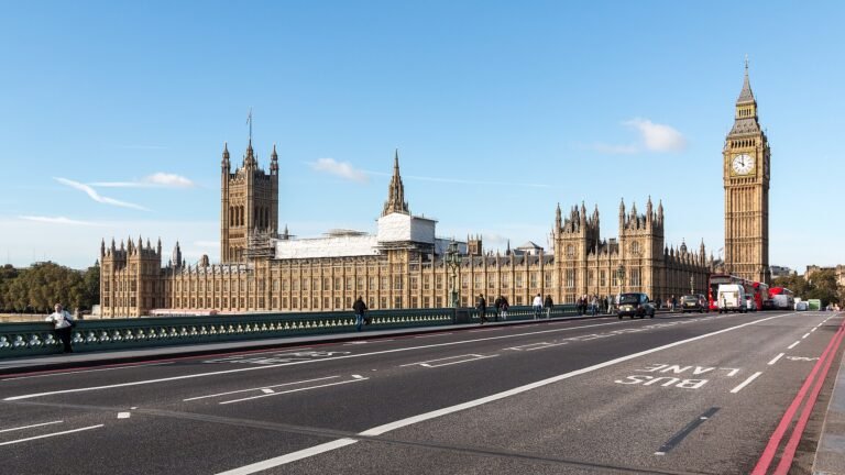 Palace of Westminster, London - UK Parliament building where Chancellor Rachel Reeves's budget will be announced
