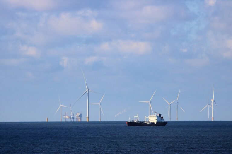 Oil tanker operating in the North Sea