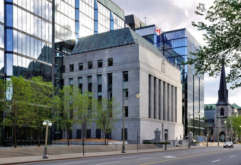 Bank of Canada building in Ottawa