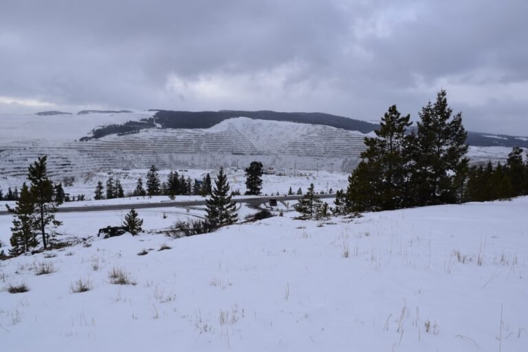 Highland Valley Copper Mine in British Columbia showing the mining site and operations