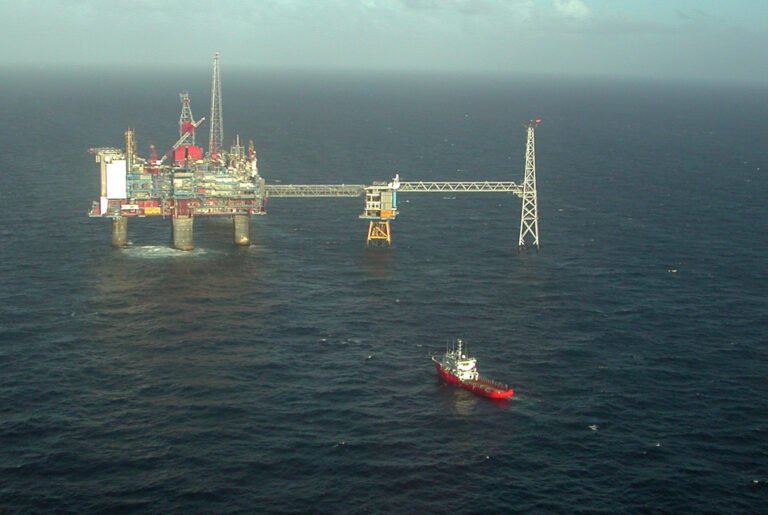 Sleipner oil field in the North Sea